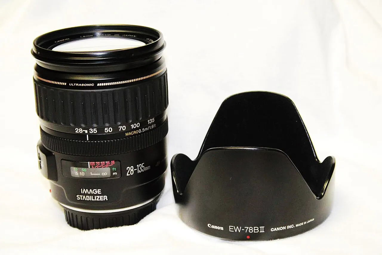 Canon EF 28-135mm f/3.5-5.6 IS USM, photographed for the collection.