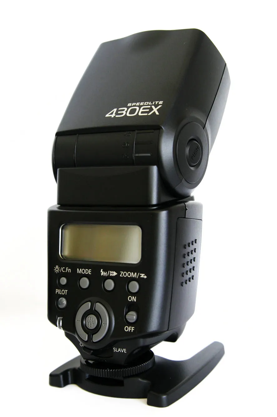 Canon Speedlite 430EX, photographed for the collection.